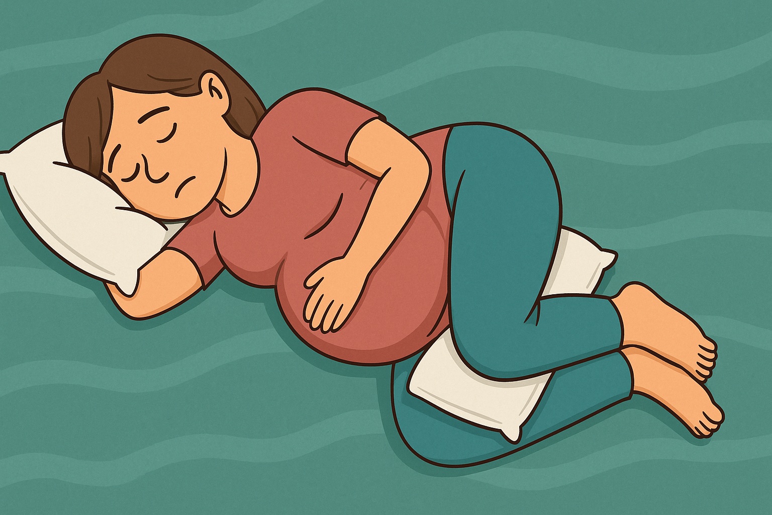 Hamilelikte Doğru Yatış Pozisyonu