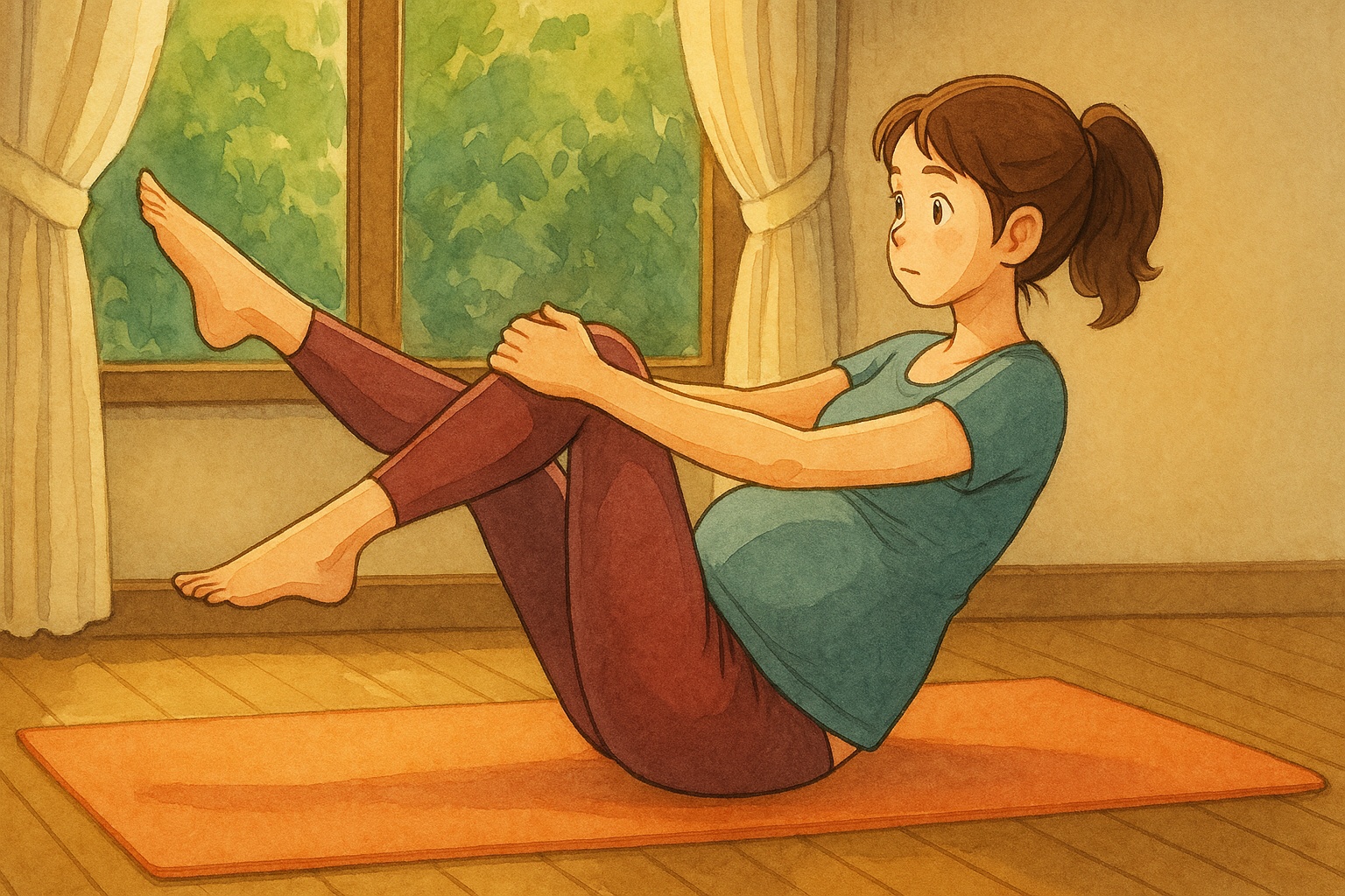 Hamile Pilates Duruş